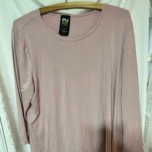 Women's Pure Essence XL Pink long sleeved top- new or like new